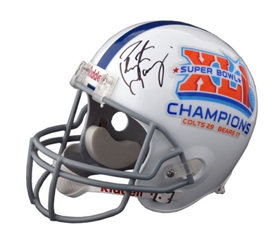 Peyton Manning Autographed Super Bowl XLI Champs Limited Edition Full Sized Helmet